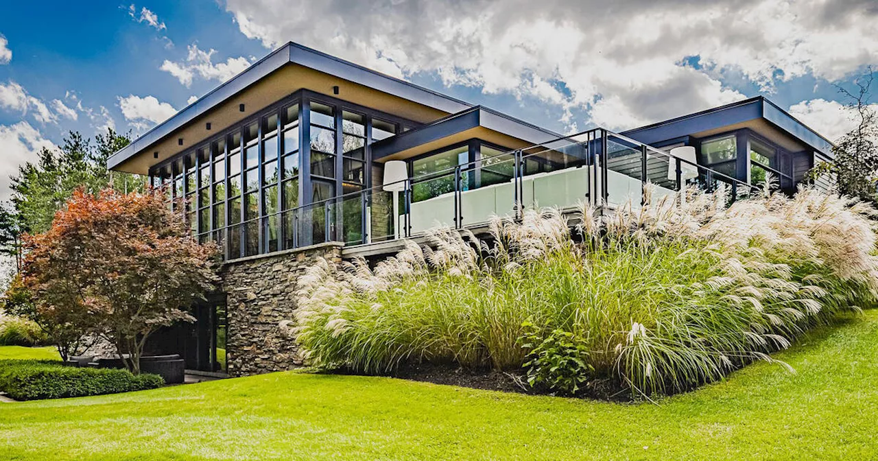 This modern $14 million estate makes you feel like you're surrounded by nature