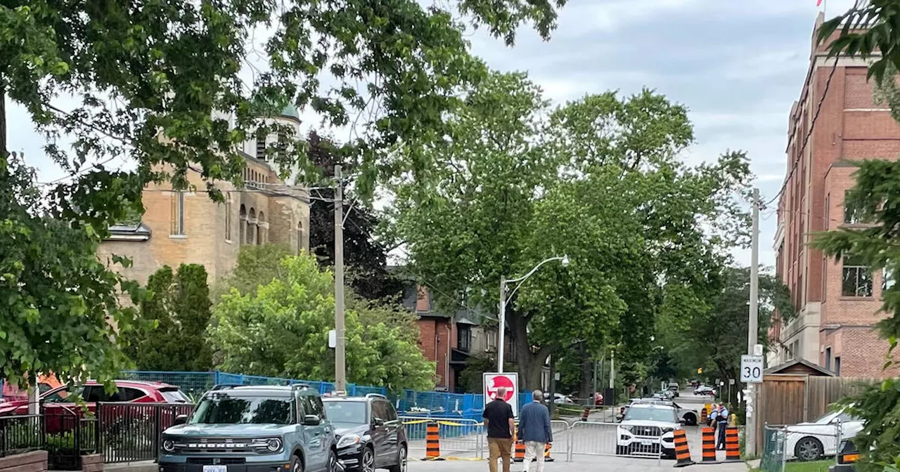 Toronto street remains fully closed to even pedestrians weeks after church fire