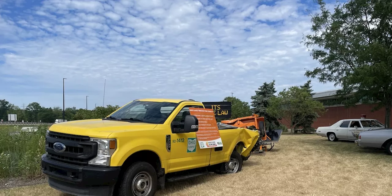 After close calls on Ohio Turnpike, road workers ask drivers to slow down, pay attention