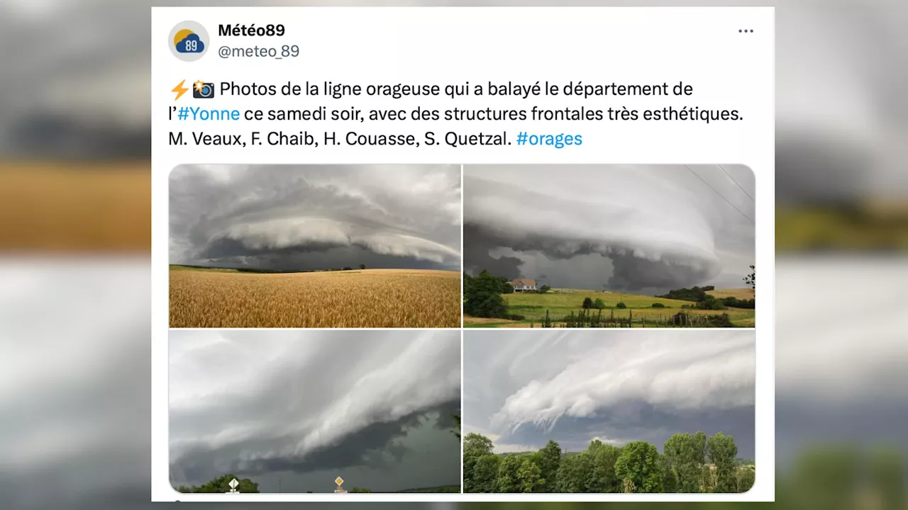 Orages, grêle, vent... : les images impressionnantes des intempéries en France