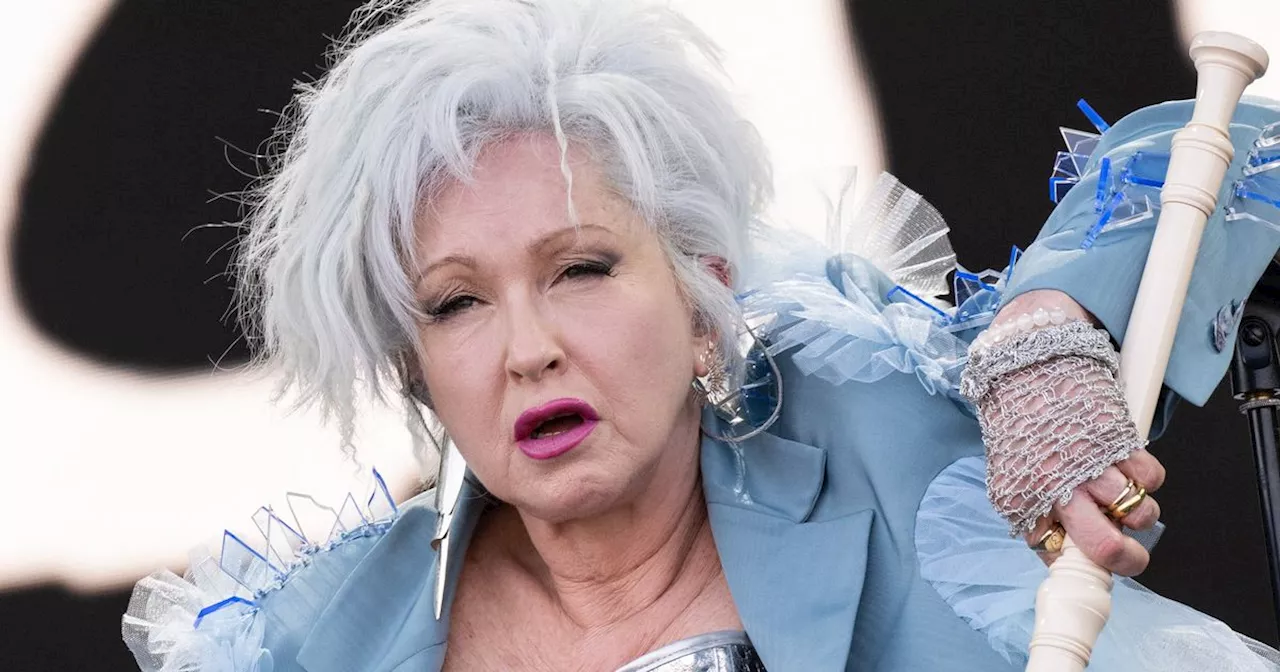 Cyndi Lauper 'visibly upset' as Glastonbury fans exit show early