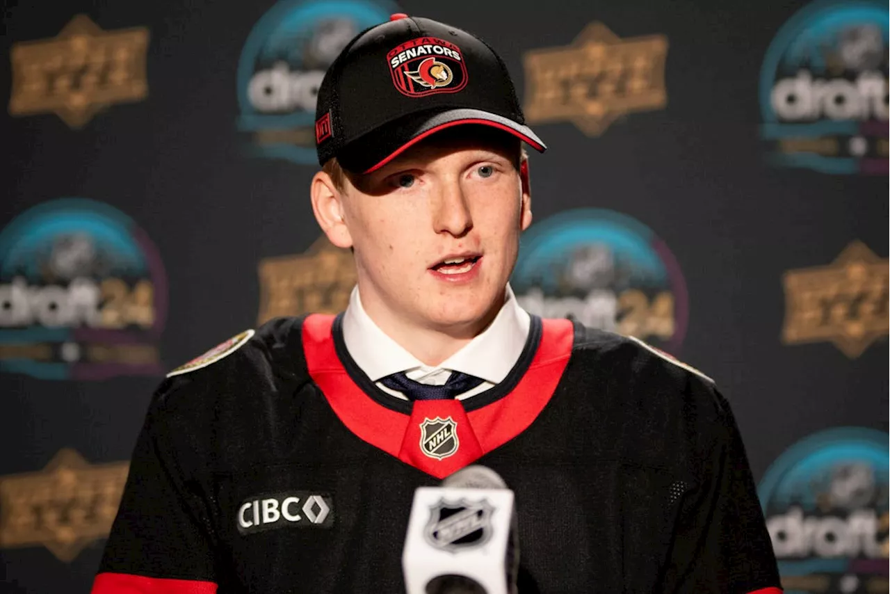 Carter Yakemchuk gives the Ottawa Senators a menacing, skilled