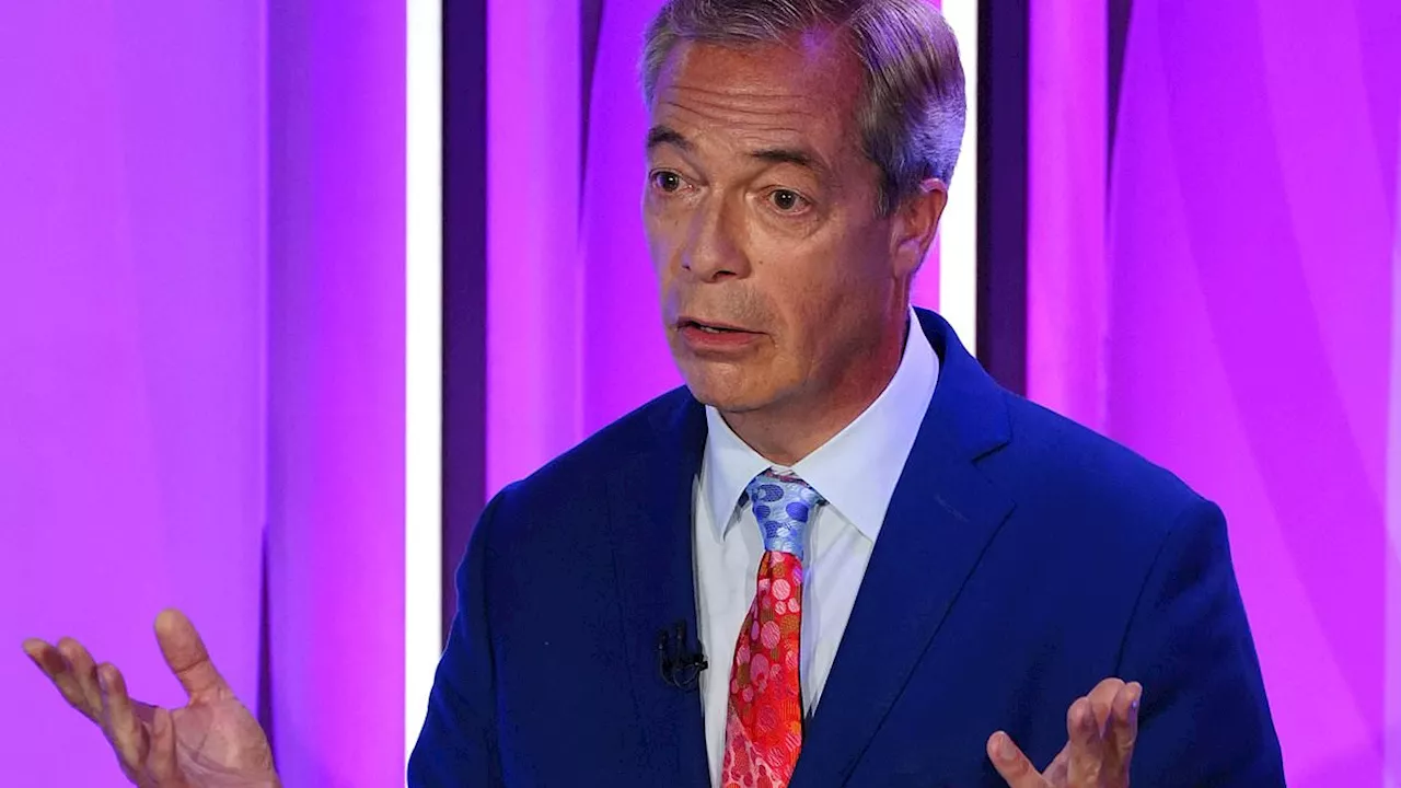 Nigel Farage insists Reform activist is an actor on Question Time