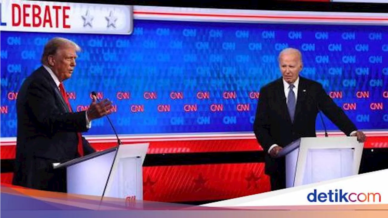 Debat Panas Pilpres AS, Trump dan Biden Saling Tunjuk soal Inflasi