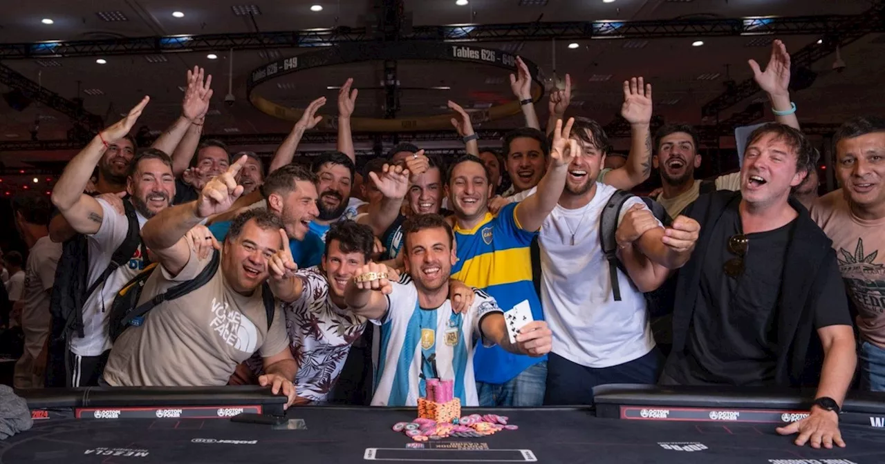 Video: al grito de 'Messi, Messi' llegó el milagro y ganó en el Mundial de Poker