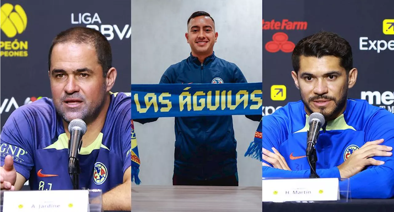 André Jardine y Henry Martín destacan la incorporación del Chiquito Sánchez al América