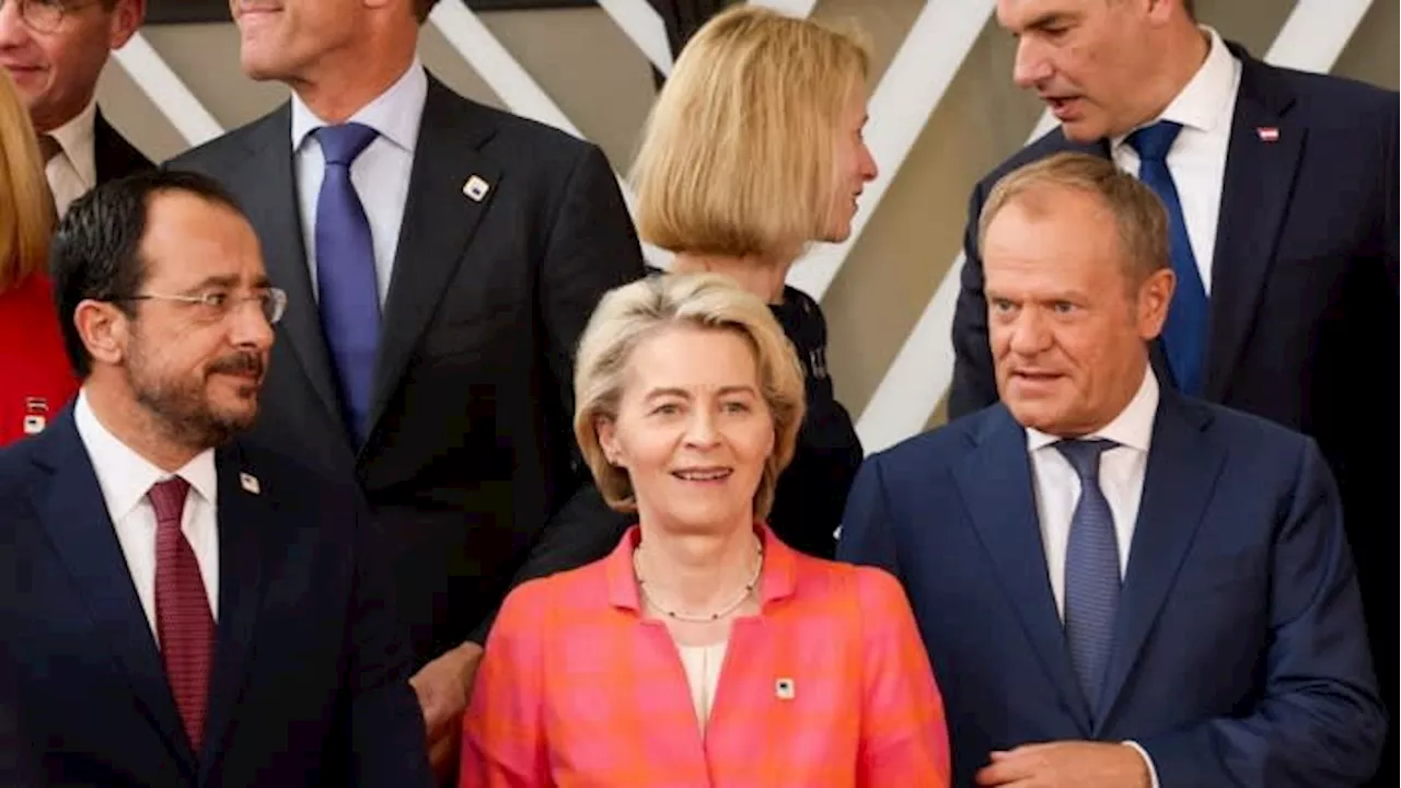 EU leaders endorse second term for Ursula von der Leyen as bloc’s top official