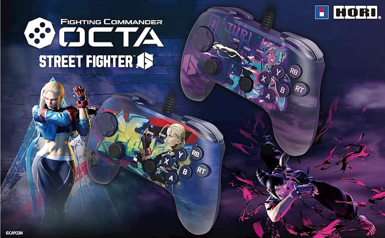 Hori Fighting Commander OCTA Street Fighter 6 Edition gamepads with Juri & Cammy artwork launched