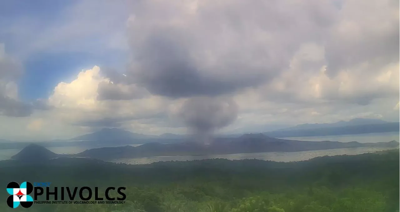 2 phreatic events recorded at Taal Volcano