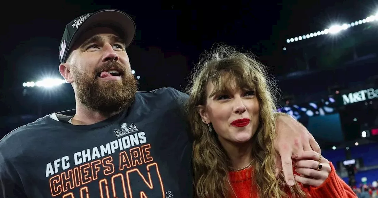 Taylor Swift makes cheeky Travis Kelce gesture during Dublin show