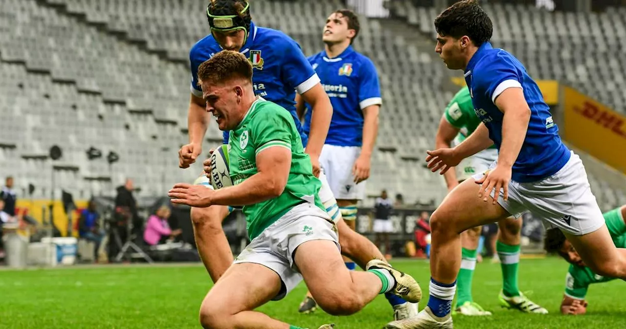 Sam Berman hat-trick leads Ireland Under-20s to convincing victory over Italy in opener