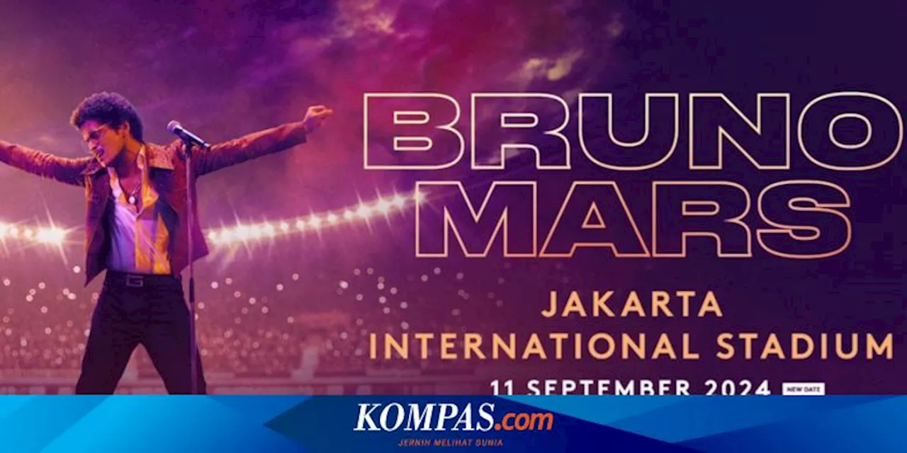 Harga Tiket Bruno Mars Jakarta yang Dijual 29 Juni 2024, Berikut Daftar dan Denahnya