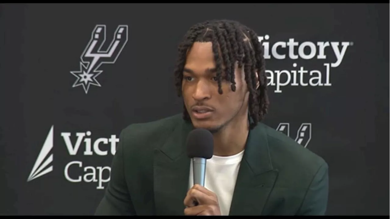 WATCH: San Antonio Spurs officially introduce their 2024 NBA Draft picks