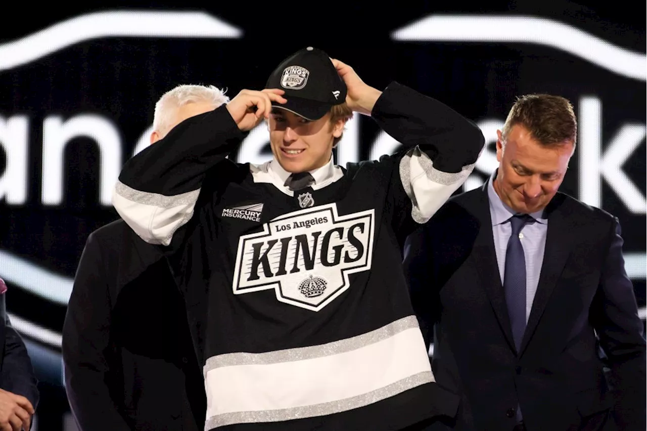 NHL draft: Kings select forward Liam Greentree with 1st-round pick