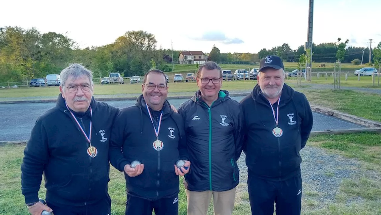 Gaillac Pétanque a fêté ses champions du Tarn vétérans