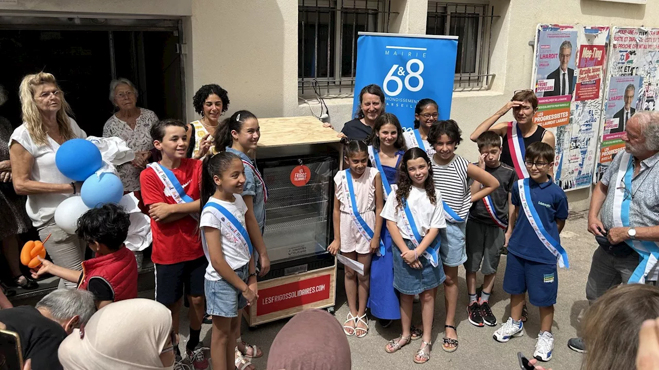 Marseille : grâce aux enfants, un nouveau frigo solidaire voit le jour au Rouet (8e)