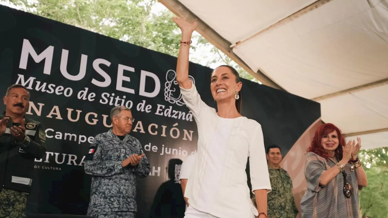 Vamos a dar continuidad al Tren Maya, a seguir construyendo nuestro destino junto con el pueblo: Claudia Shein