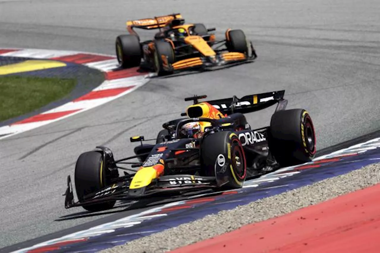 Max Verstappen remporte la course sprint du GP d'Autriche devant Oscar Piastri et Lando Norris