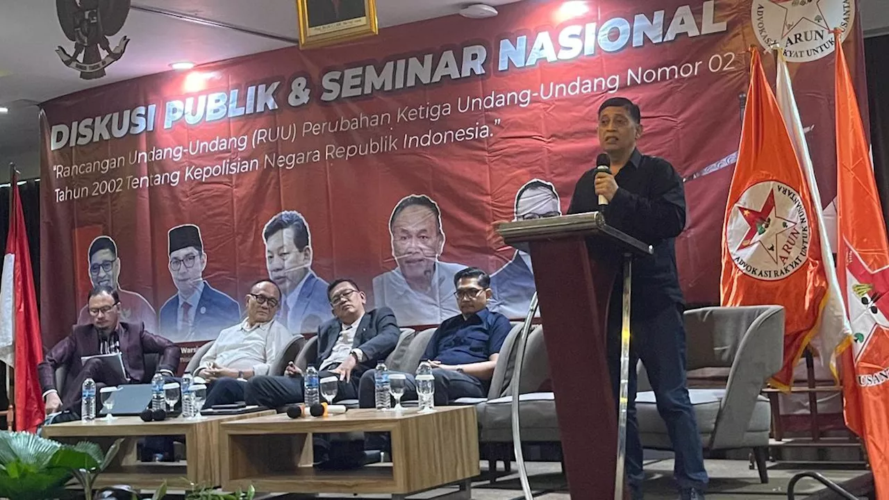 Dukung Revisi UU Polri, Ketua ARUN: Harus Dilihat Secara Objektif