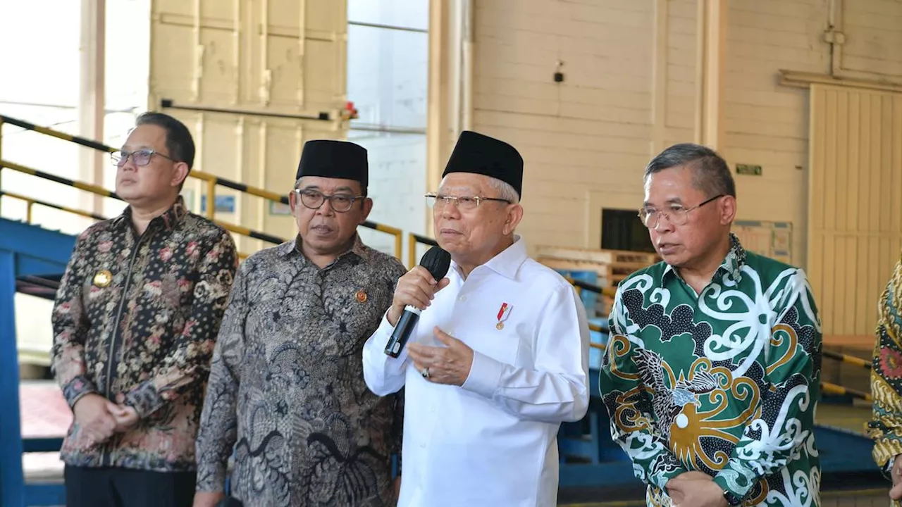 Ma'ruf Amin Apresiasi Pengelolaan Limbah Terintegrasi di Pasuruan Industrial Estate Rembang