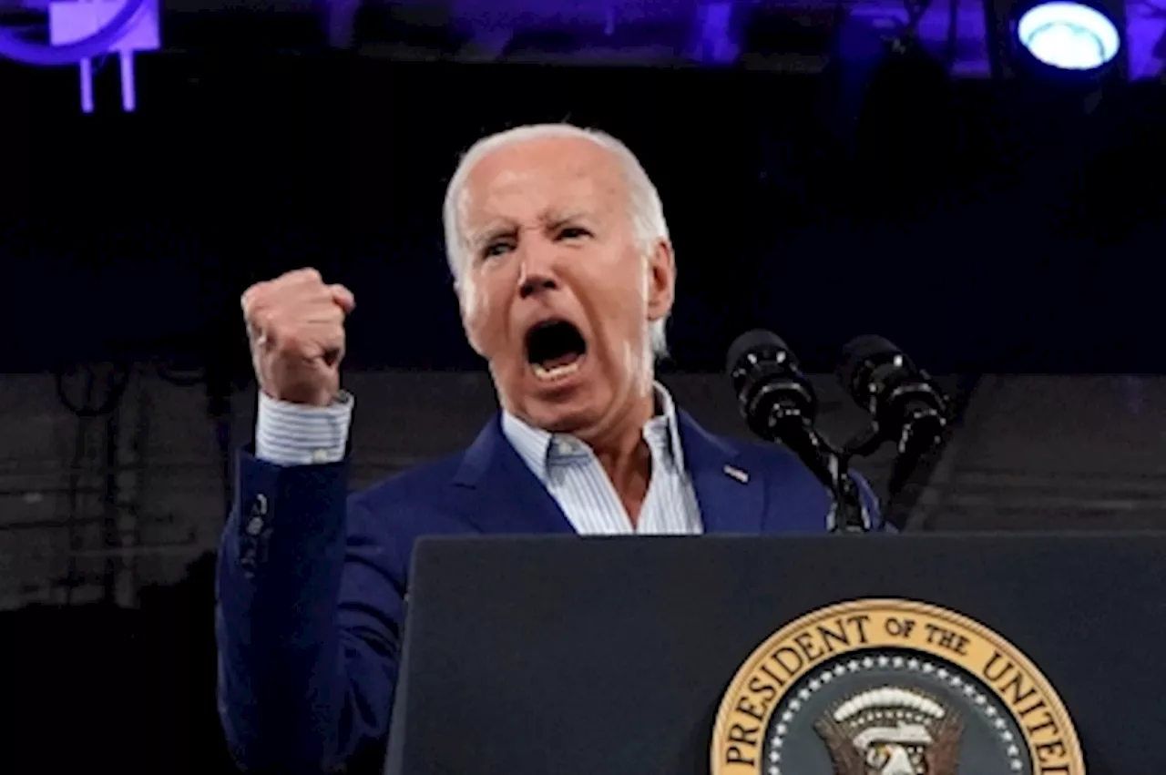 Biden seeks to repair debate damage with fiery speech