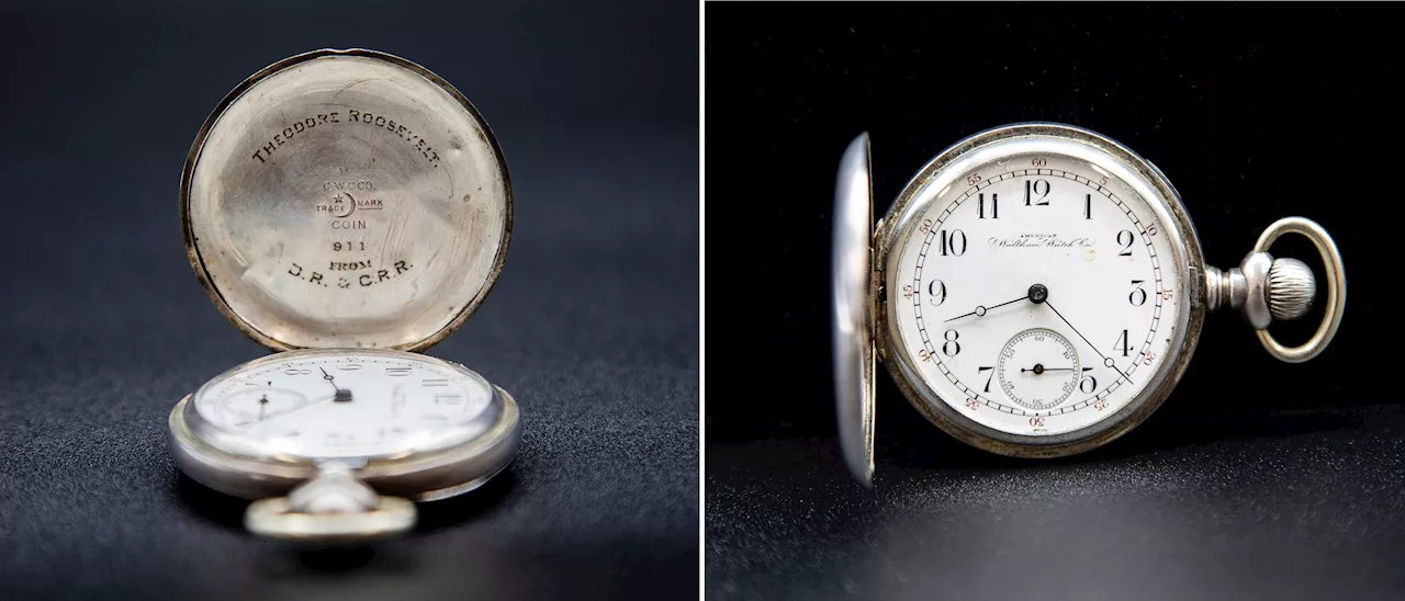 Theodore Roosevelt's pocket watch was stolen in 1987. It's finally back at his New York home