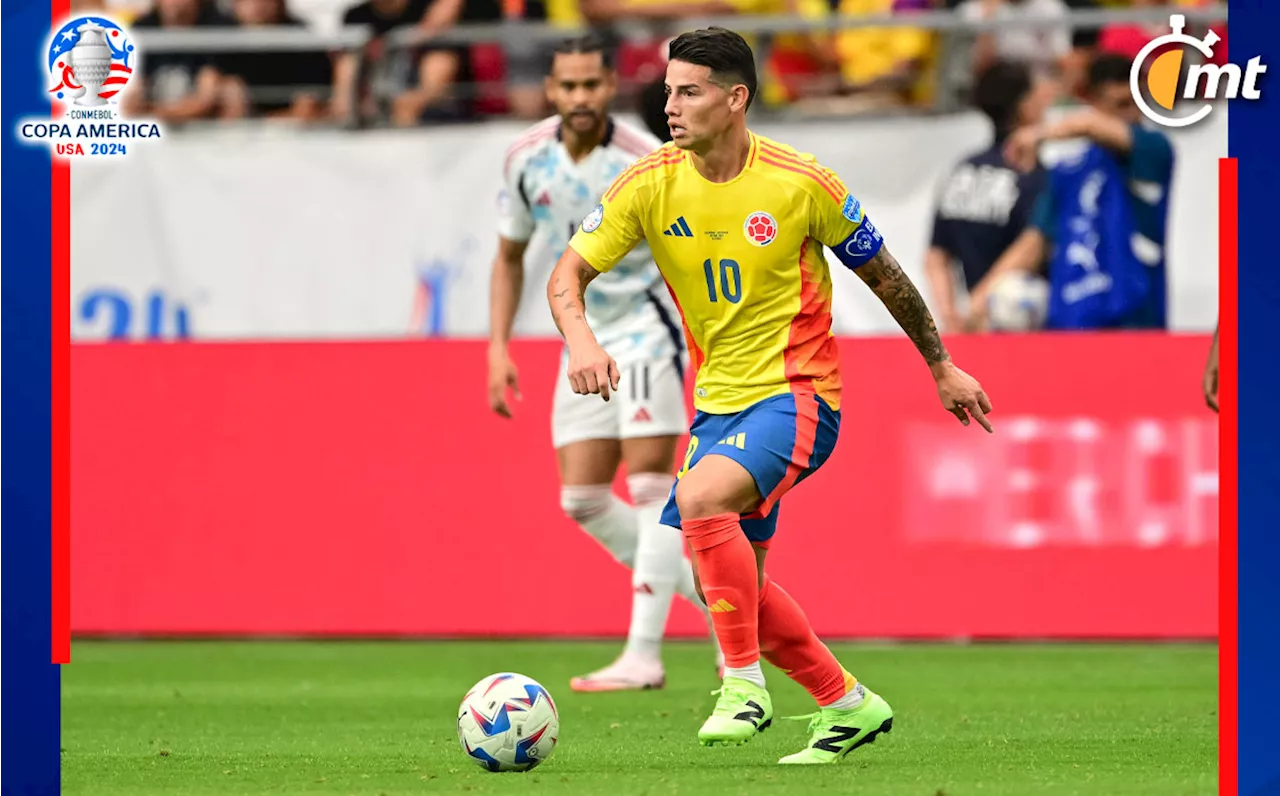 DT de Colombia resalta a James Rodríguez, su líder en Copa América