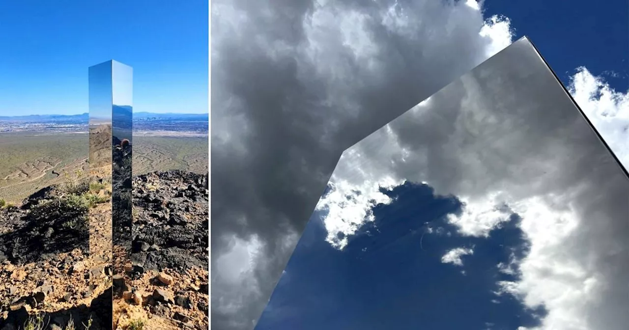 Another 'alien' monolith mysteriously appears on top of a hill