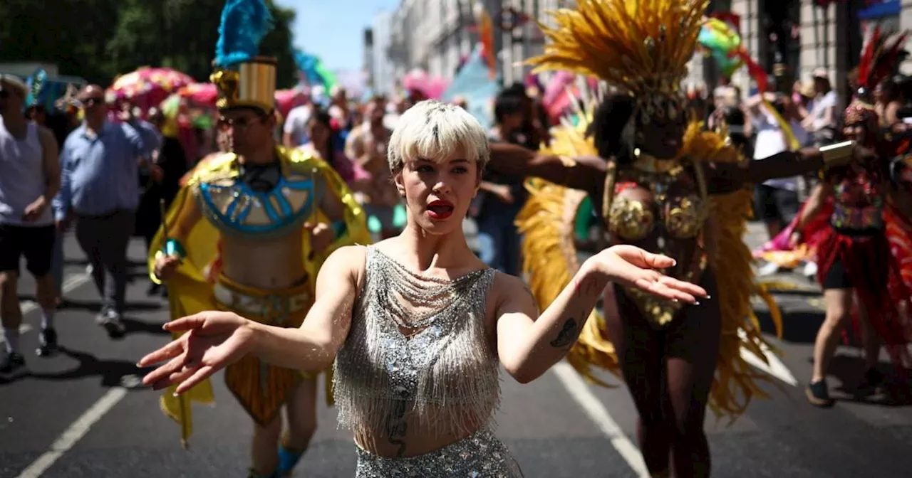 Tens of thousands take to streets during London’s annual Pride march