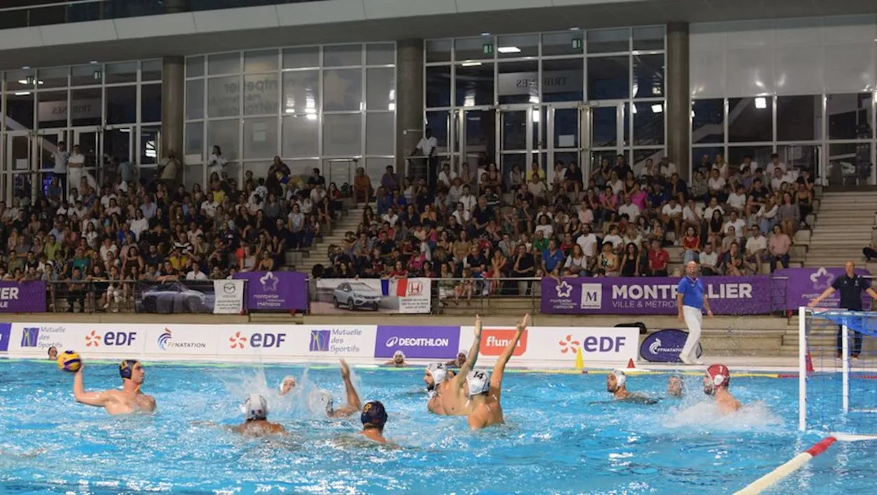 JO Paris 2024 : En match de préparation face au Monténégro, l’équipe de France de water-polo régale le public