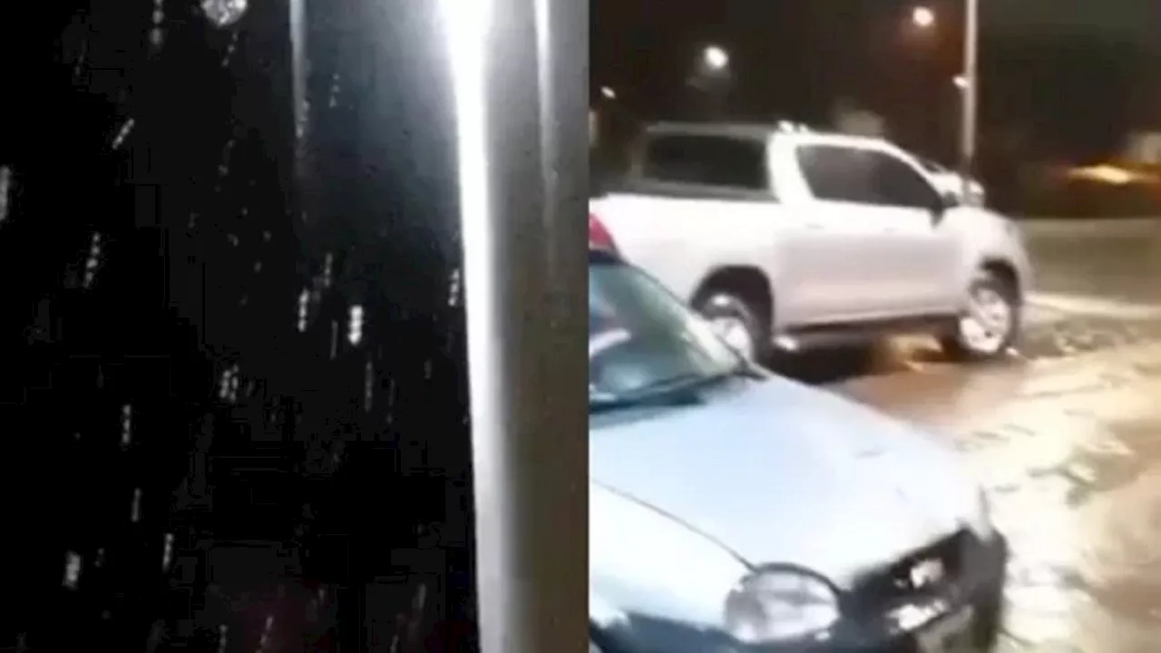 Cayó nieve en Mar del Plata y alrededores: los videos