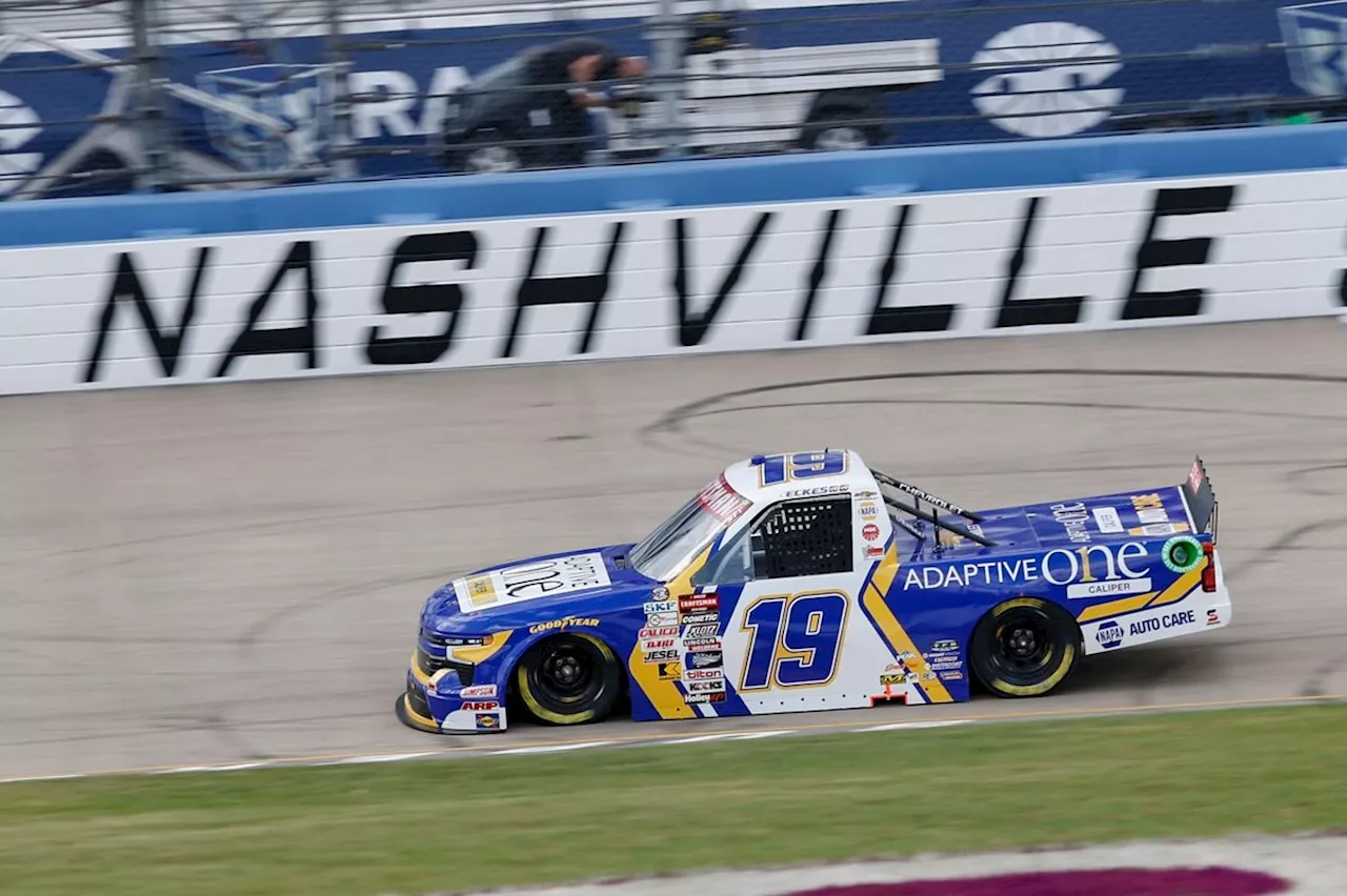 NASCAR Trucks Nashville: Eckes leads every lap in dominant win