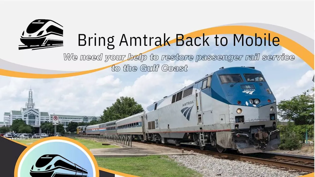 Mobile grassroots group seeks support to return Amtrak to Gulf Coast