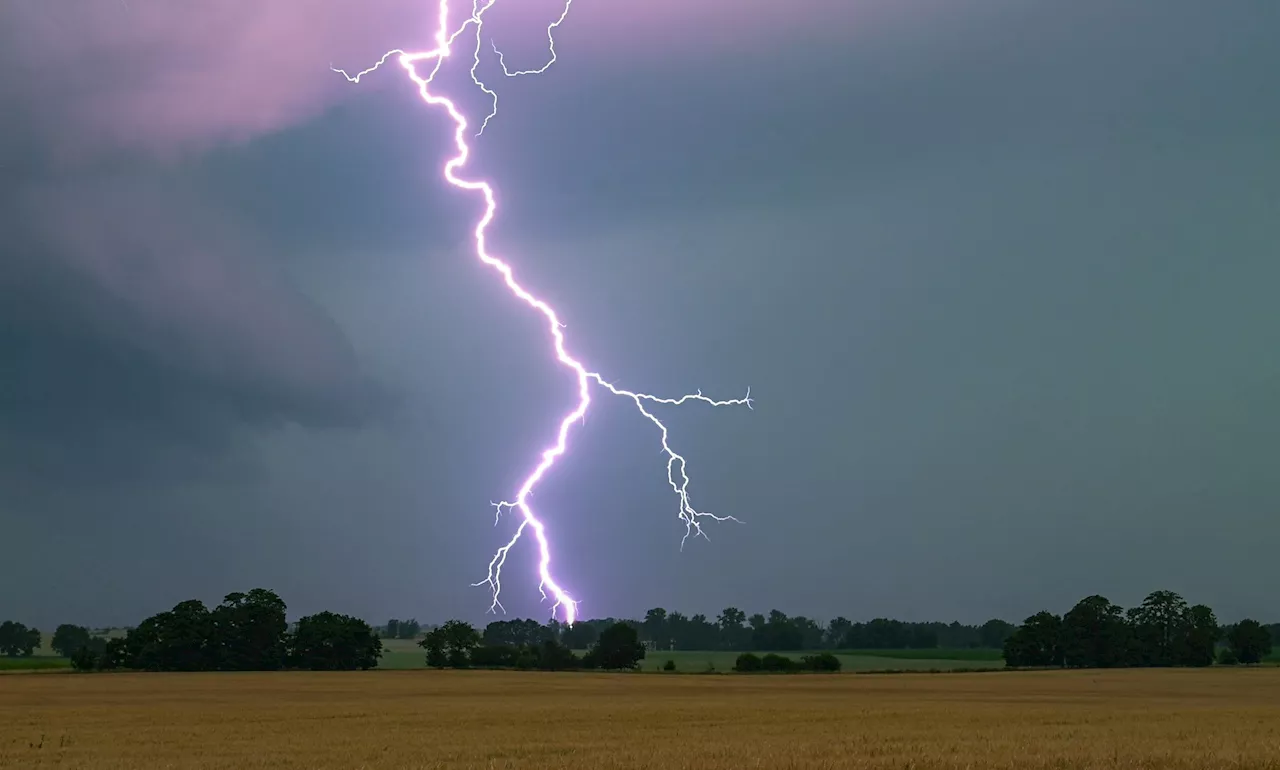 Zum EM-Spiel drohen Unwetter in weiten Teilen Deutschlands