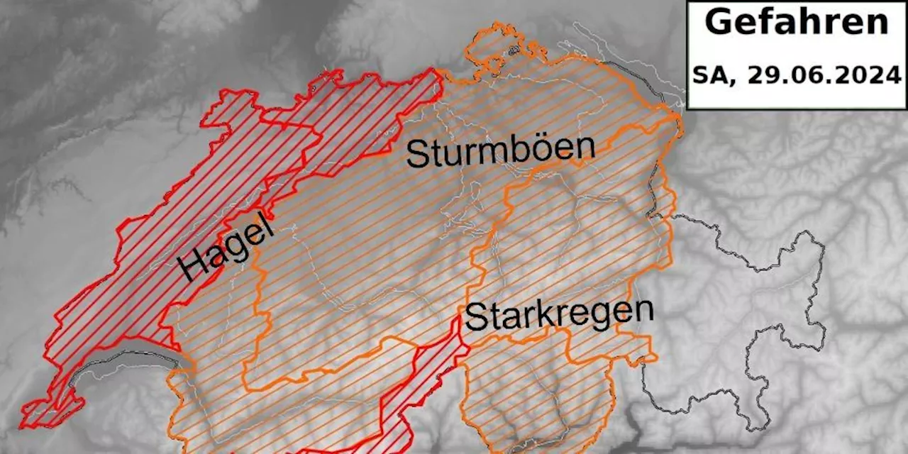 Wetter: So heftig sind die Gewitter während dem Nati-Match