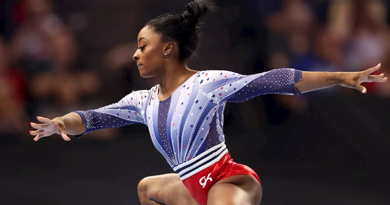 Simone Biles leads Day 1 of the U.S. Olympic gymnastics trials as injuries rock Team USA