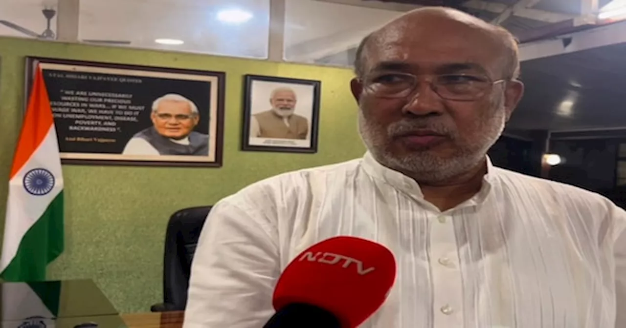 NDTV Exclusive: N Biren Singh ने मणिपुर हिंसा पर कहा 'अभी हालात बेहतर होने में वक़्त लगेगा'