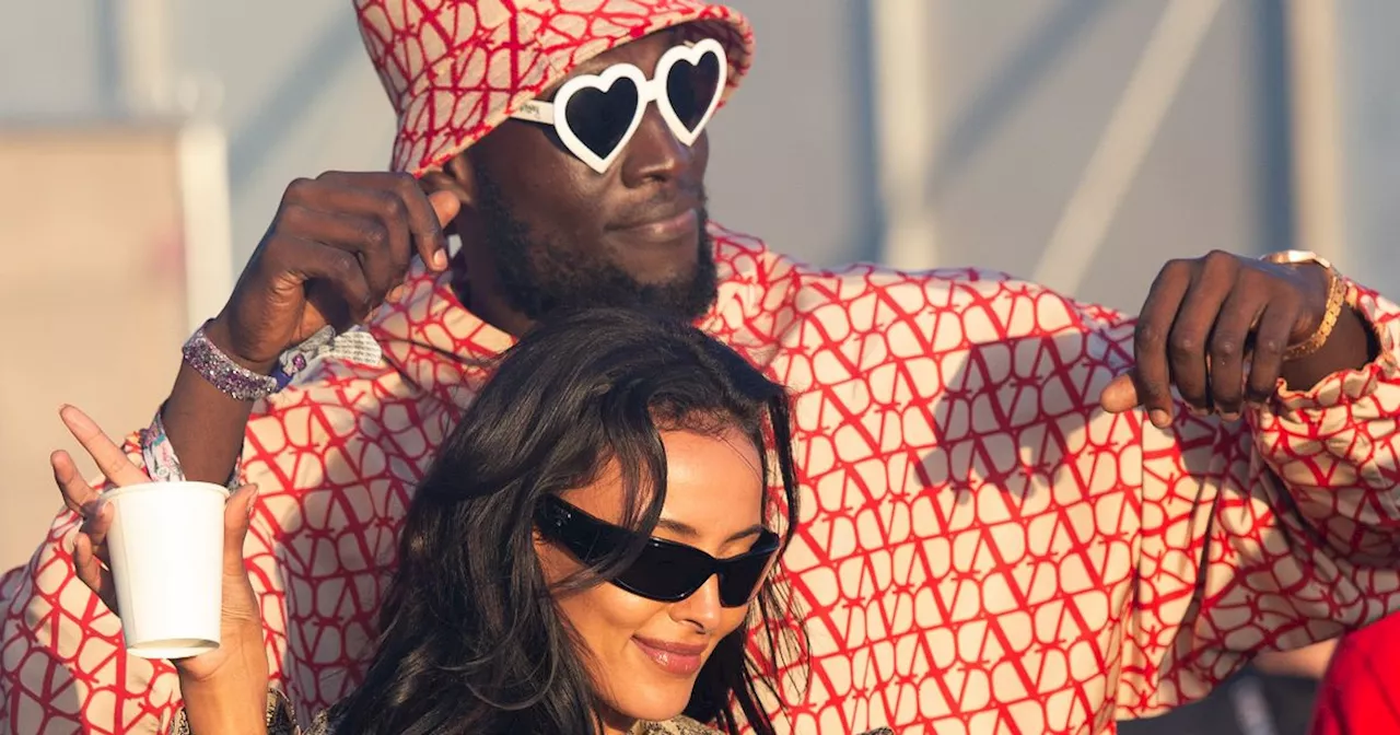 Maya Jama and Stormzy pack on the PDA as they dance at Glastonbury