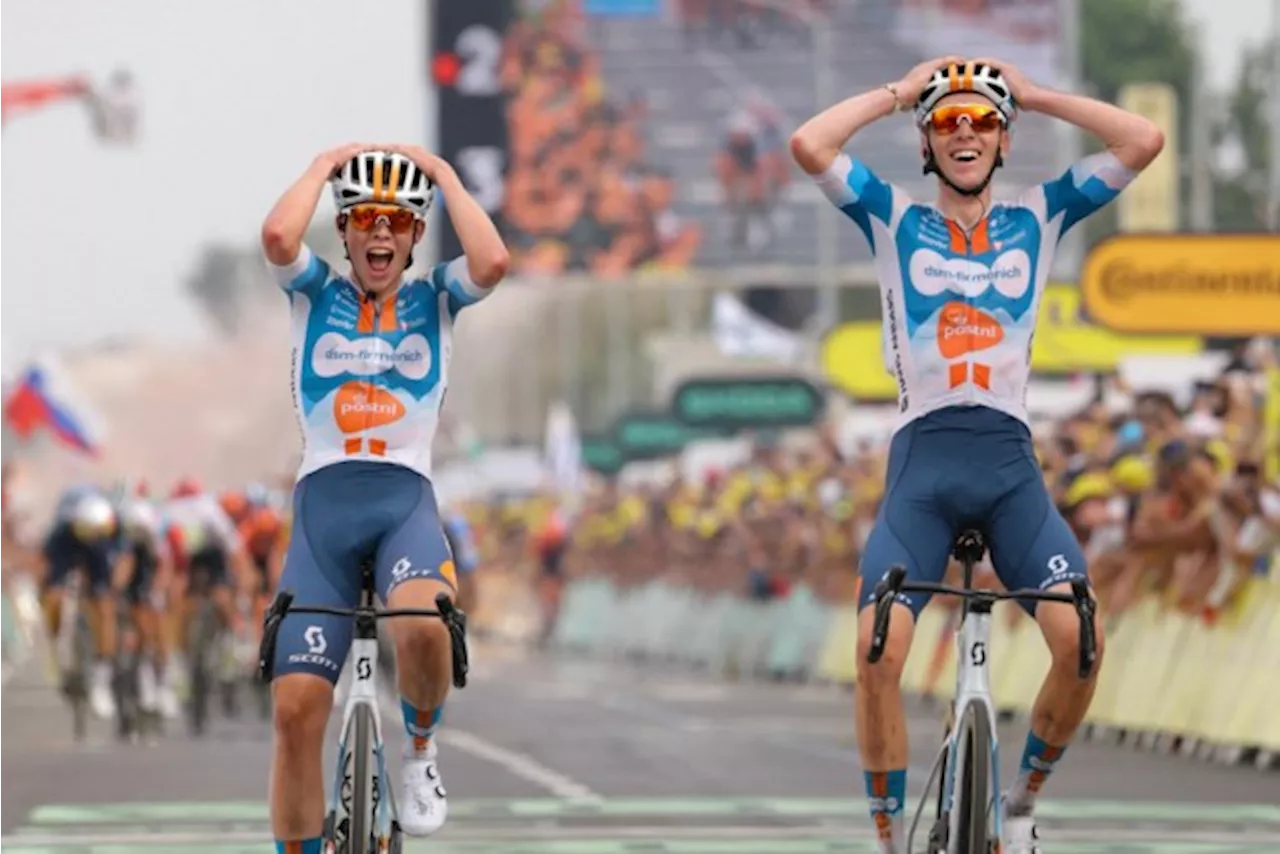 Romain Bardet wint loodzware eerste Touretappe na razend spannende koppeltijdrit met ploegmaat en verovert gel