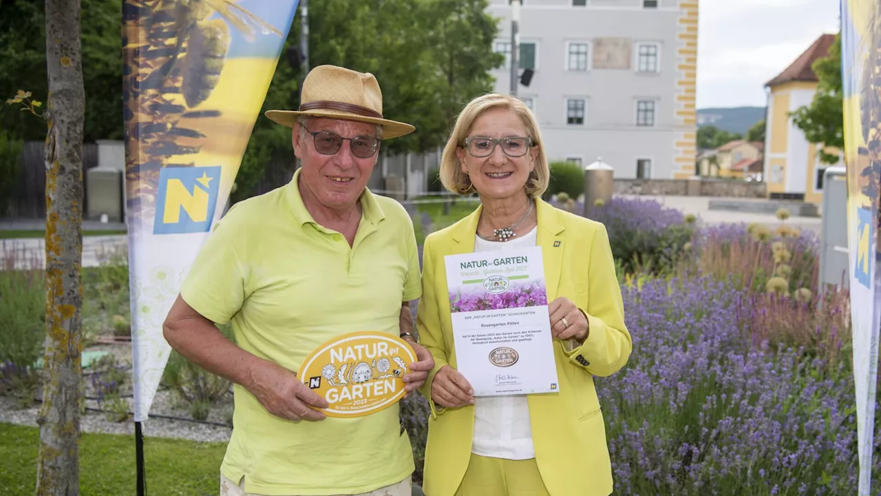 Rosengarten Pitten als ökologisches Vorbild