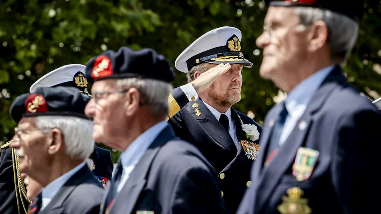 Militairen geëerd in Den Haag op Veteranendag, 'u weet wat er op het spel staat'