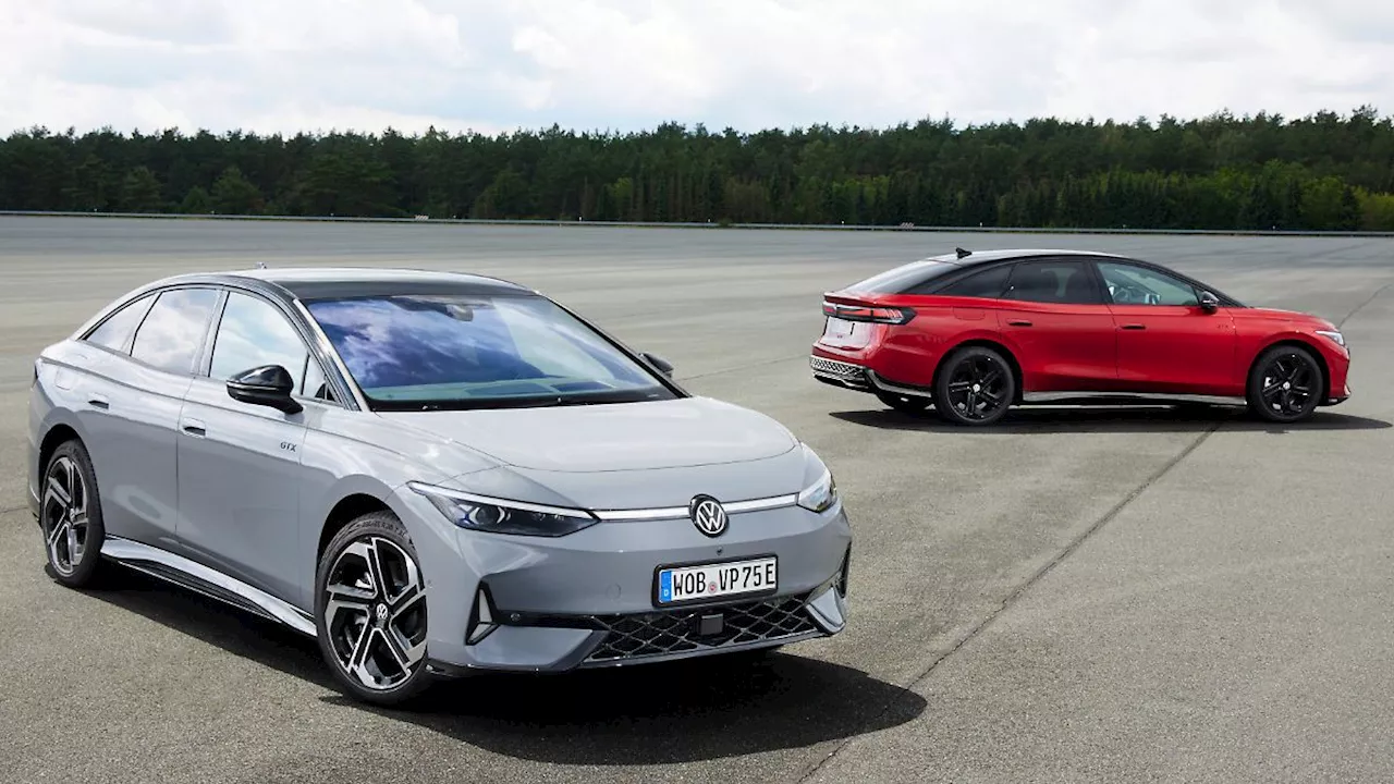 Sportliche E-Reiselimousine: Premiere des VW ID.7 GTX - ist stark auch stark genug?