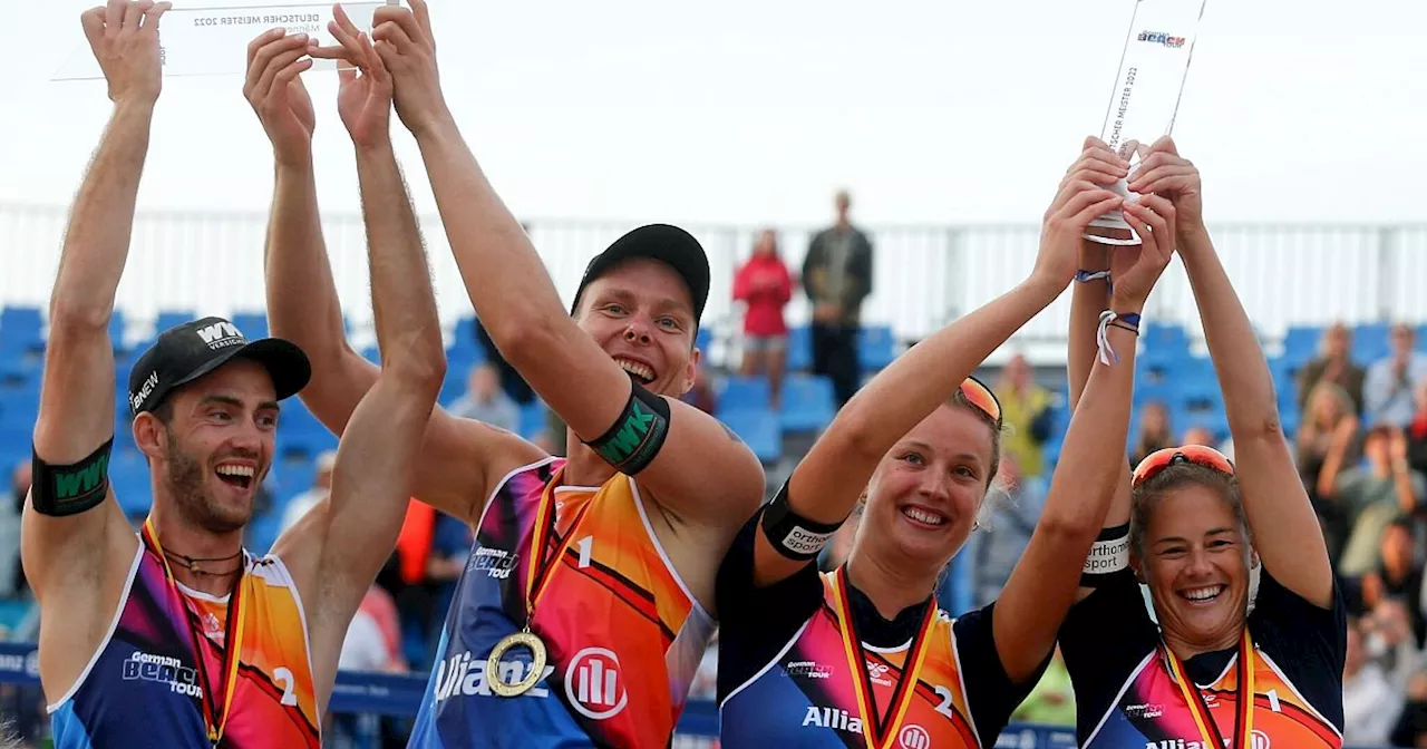 Beach-Volleyball: Deutsche Duos mit machbaren Gruppen