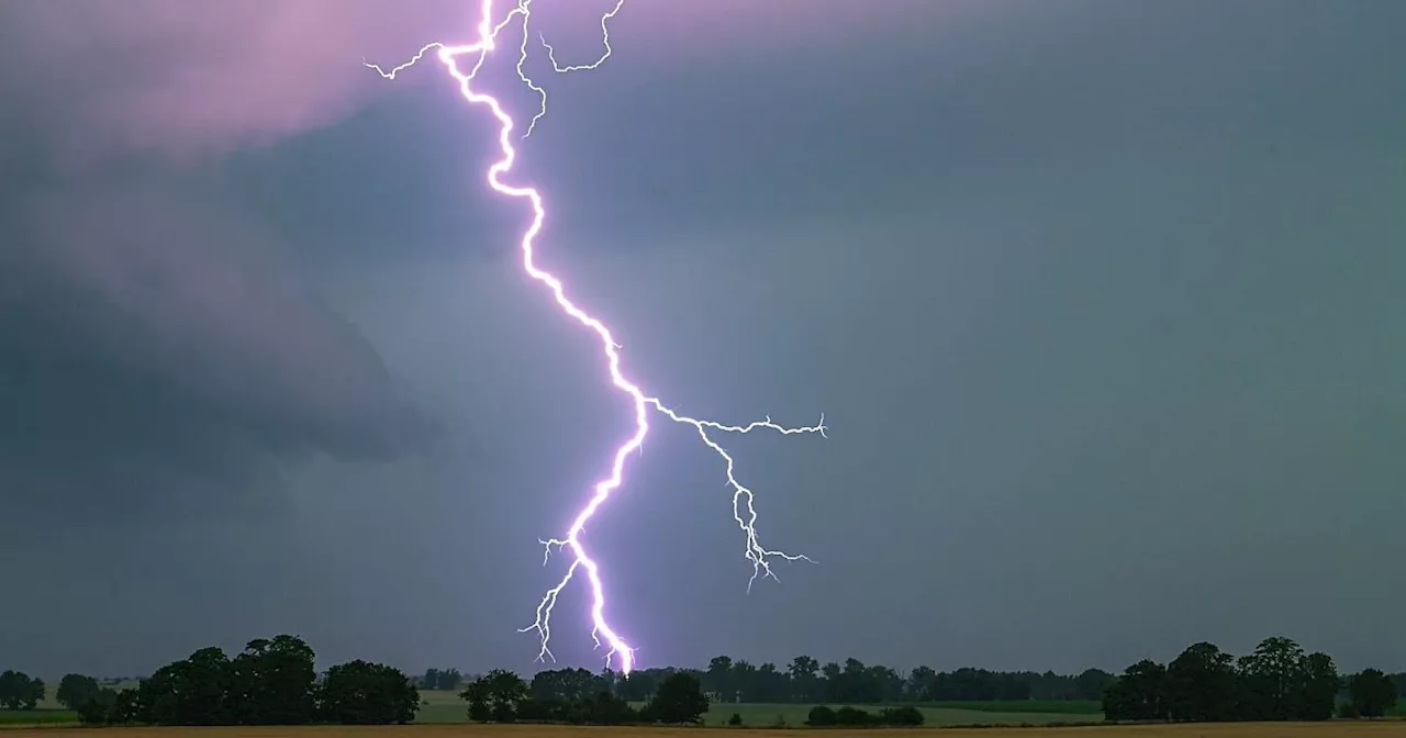 Zum EM-Spiel drohen Unwetter in weiten Teilen Deutschlands