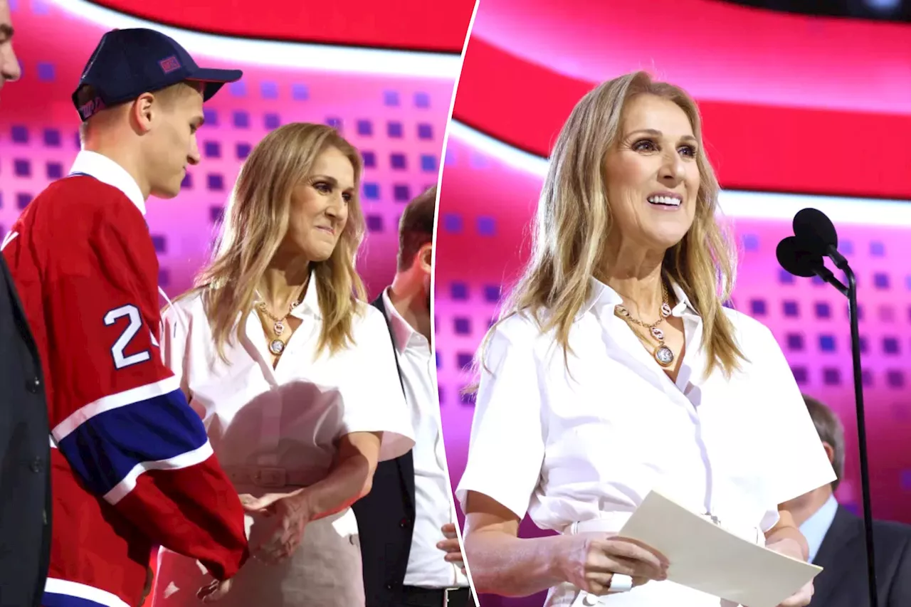 Céline Dion stuns 2024 NHL Draft by announcing Canadiens pick