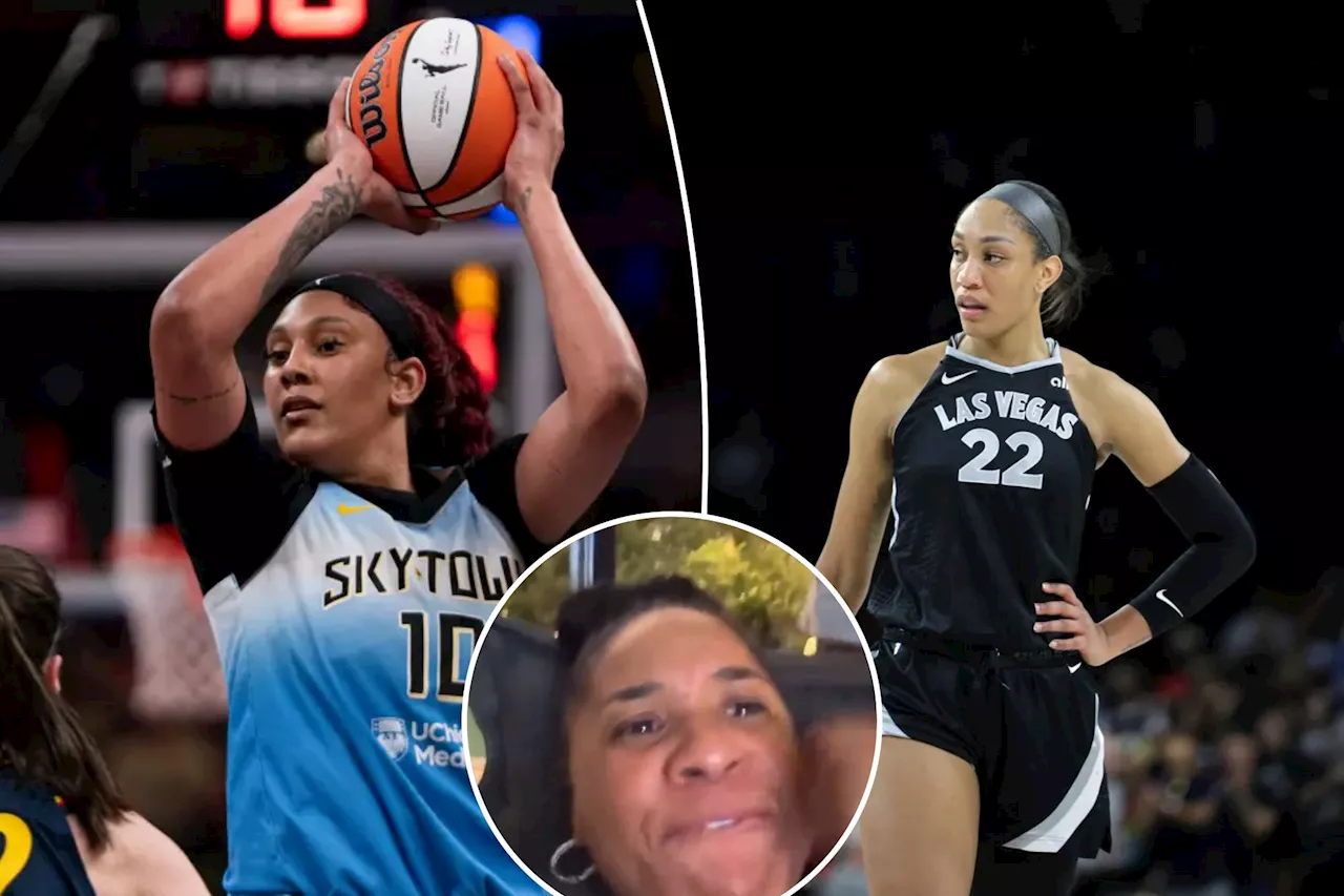 Dawn Staley jokingly vows to 'fight' A'ja Wilson after an emphatic block on Kamilla Cardoso