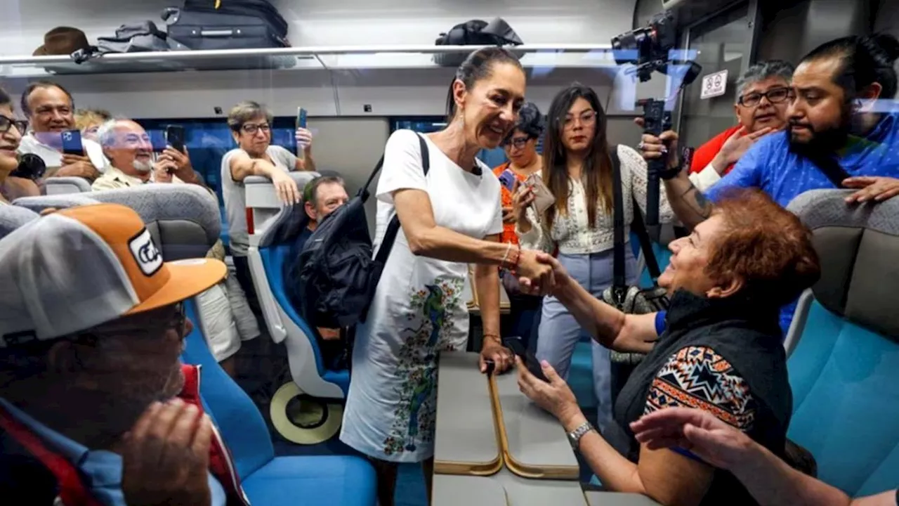 Sheinbaum respalda obra de Tren Maya; asegura continuidad en la obra