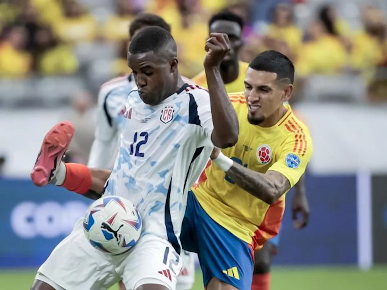 Colombia, a cuartos de final: sella su clasificación venciendo por 3-0 a Costa Rica