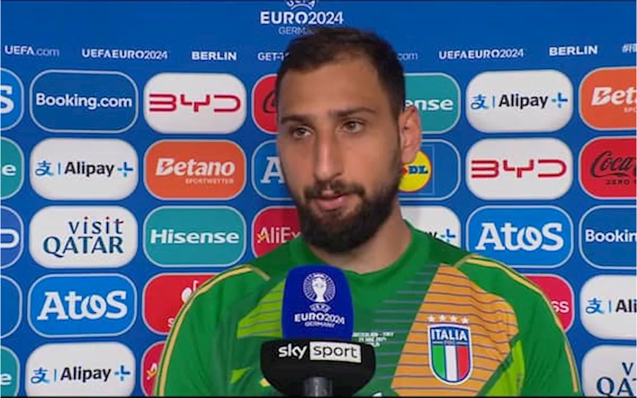 Italia-Svizzera, Donnarumma: 'Delusione enorme, facciamo mea culpa e chiediamo scusa'