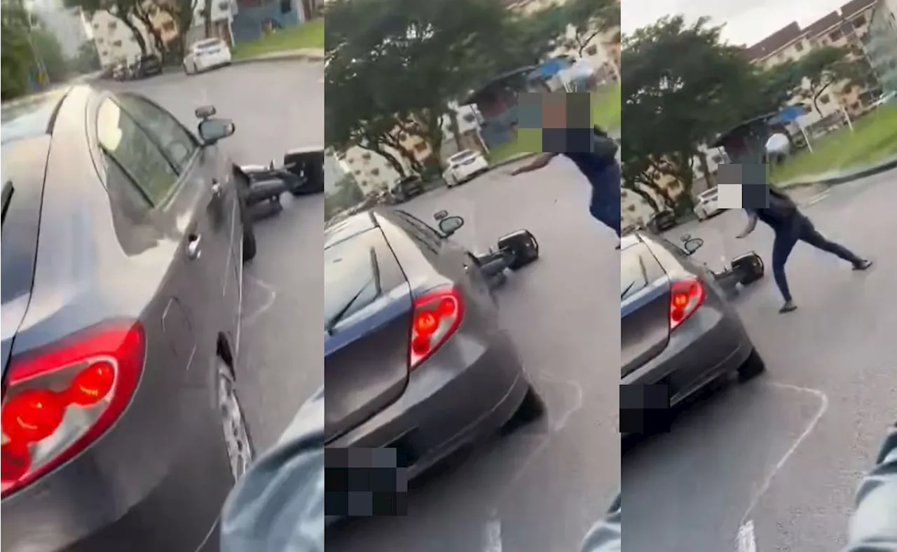 Driver arrested for hit-and-run incident caught on video in Johor